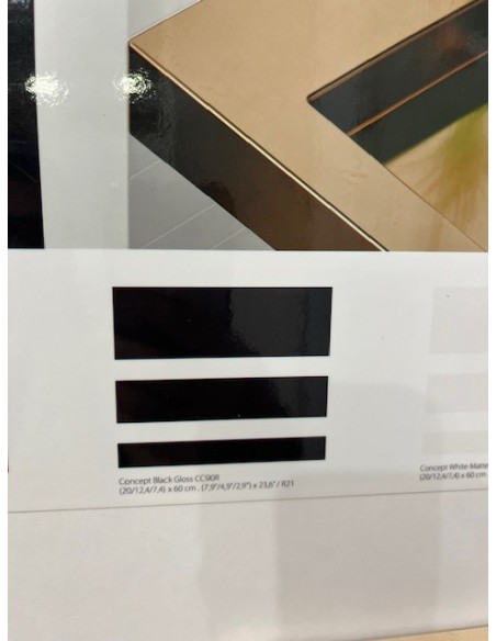 Wall tile MULTIFORMATO BLACK MQ 0,96