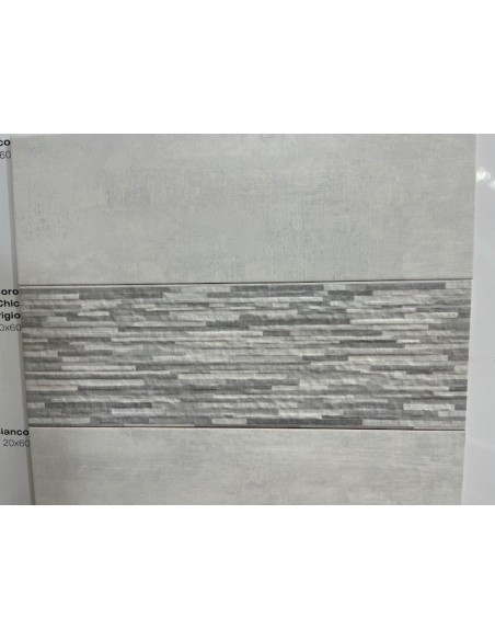 Rivestimento 20X60 SHABBY DEC CHIC GRIGIO MQ 1,08