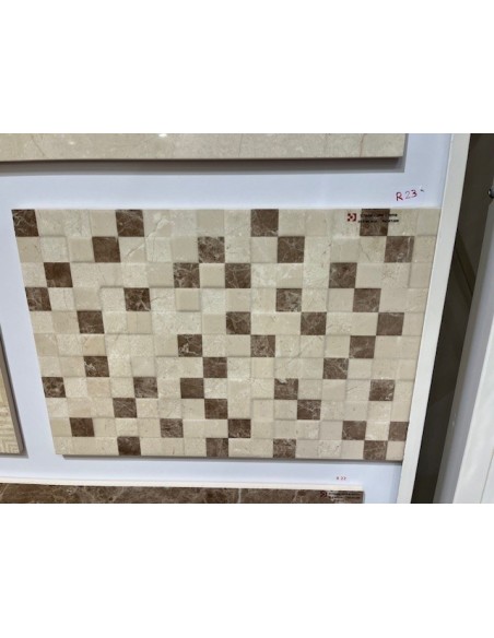 Wall tile 32X90 CRISTAL CUBE CREMA MQ 1,17