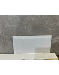 Wall tile 10X20 UNIC, PALQUETA BLANCO BRILLO 1MQ