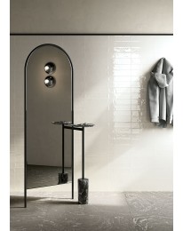 Wall tile 7,3X30 GLOSSY BRICK WHITE MQ 0,657